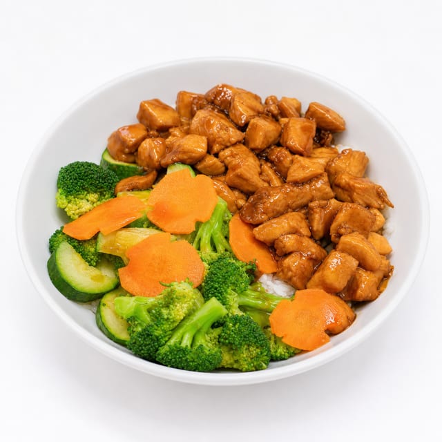 Teriyaki Chicken Rice Bowl.