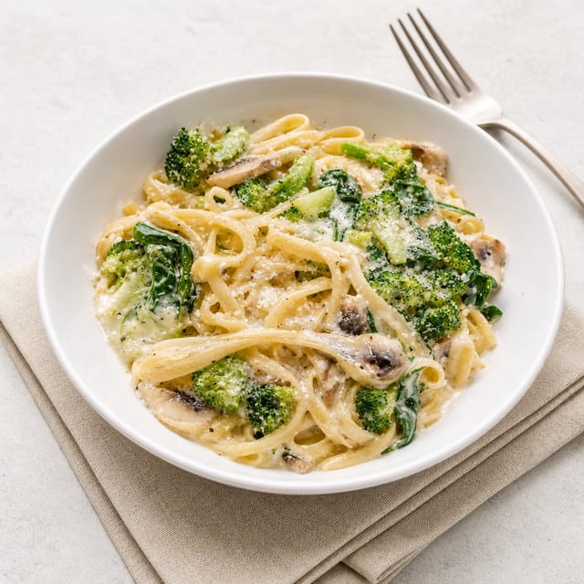 Veggie Alfredo.